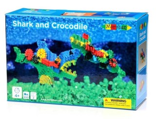 Klocki Gearphun Rekin i Krokodyl Box - 200 el.