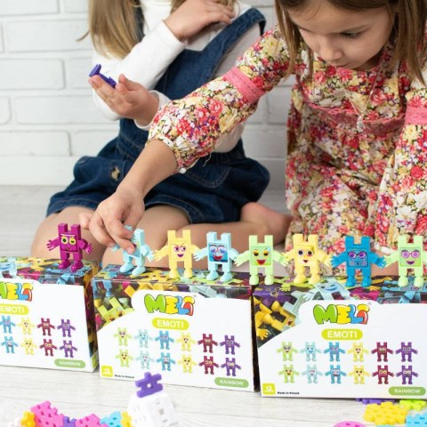 Klocki Meli Emoti Tęcza 12 el.