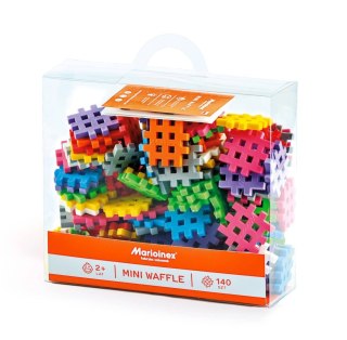 Klocki edukacyjne Marioinex Mini Waffle 140 elementów dla 4-latka wspierające motorykę