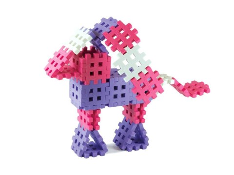 Klocki edukacyjne Marioinex Mini Waffle 140 elementów dla 4-latka wspierające motorykę