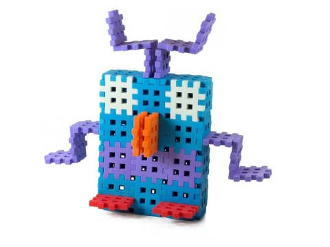 Klocki edukacyjne Marioinex Mini Waffle 140 elementów dla 4-latka wspierające motorykę