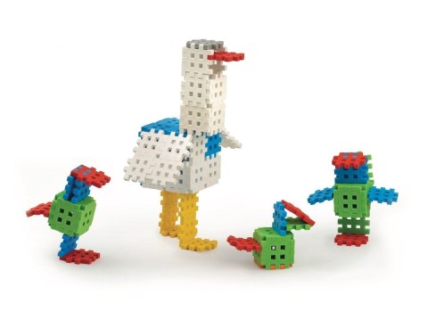 Klocki edukacyjne Marioinex Mini Waffle 140 elementów dla 4-latka wspierające motorykę