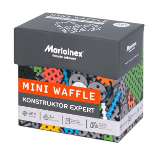Klocki edukacyjne Marioinex Mini Waffle Konstruktor Expert 301 elementów dla 4-latka wspierające ...