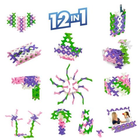 Klocki konstrukcyjne Incastro Colors Mini Pink pastelowe 40 elementów 4+
