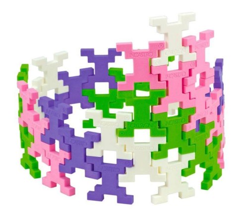 Klocki konstrukcyjne Incastro Colors Mini Pink pastelowe 40 elementów 4+