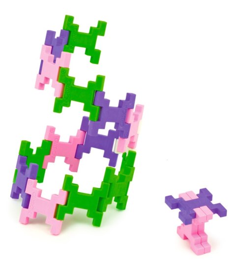 Klocki konstrukcyjne Incastro Colors Mini Pink pastelowe 40 elementów 4+