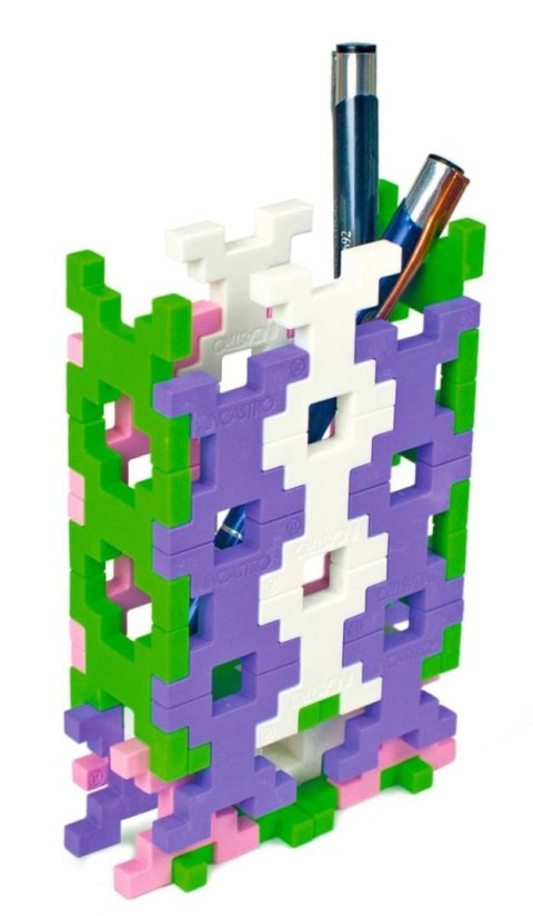 Klocki konstrukcyjne Incastro Colors Mini Pink pastelowe 40 elementów 4+