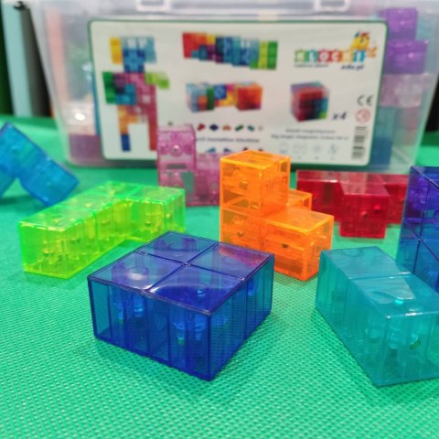 Klocki magnetyczne BIG Magic Cubes 68el.