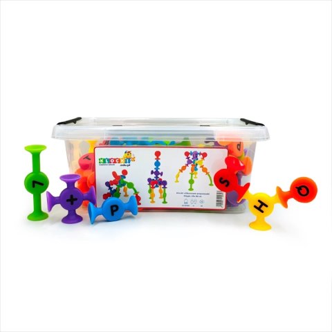 Klocki silikonowe UFO 80 el.