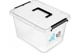 Pojemnik Simple Box 15,5 l. [przezroczysty]