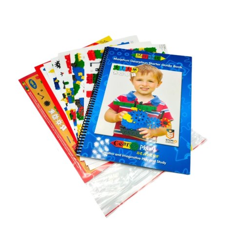 Zestaw klocków konstrukcyjnych Morphun Gearphun 500 el. + Instrukcje 60 str. A4