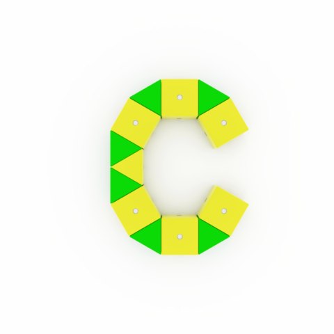 Drewniane klocki magnetyczne WABI zestaw edukacyjny 120 elementów z tacką 3+