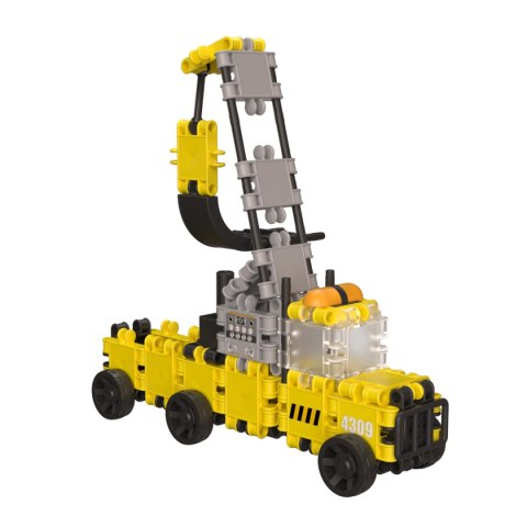 Klocki Clics Wiaderko 5w1 Maszyny Budowlane 144 el. 5+