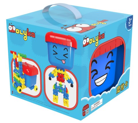 Klocki konstrukcyjne Molyka Blue Box 158 elementów 3+ - Molyka