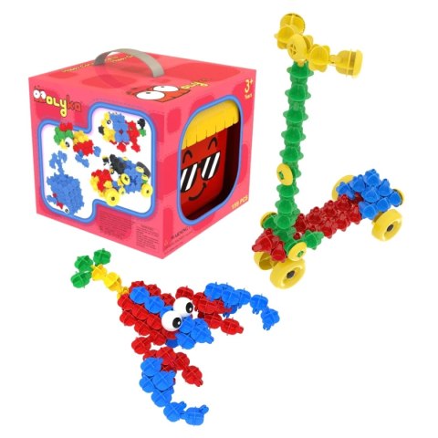 Klocki konstrukcyjne Molyka RED Box 159 elementów 3+ - Molyka