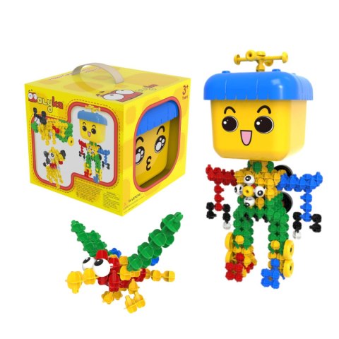 Klocki konstrukcyjne Molyka Yellow Box 158 elementów 3+ - Molyka