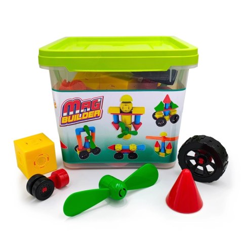 Klocki magnetyczne Mag Builder - 40 el.