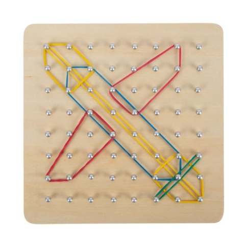 Drewniana tablica manipulacyjna - gra Geoplan
