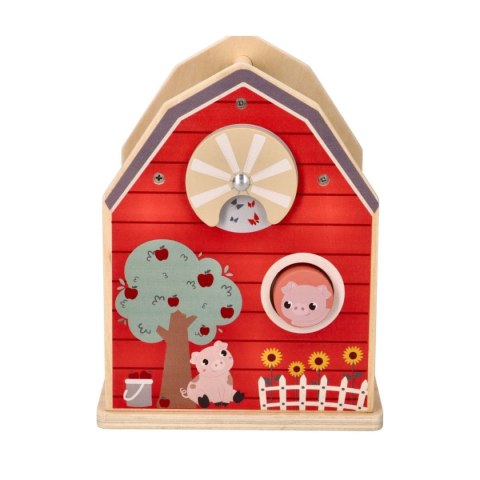 Drewniany sorter z klockami - Farma