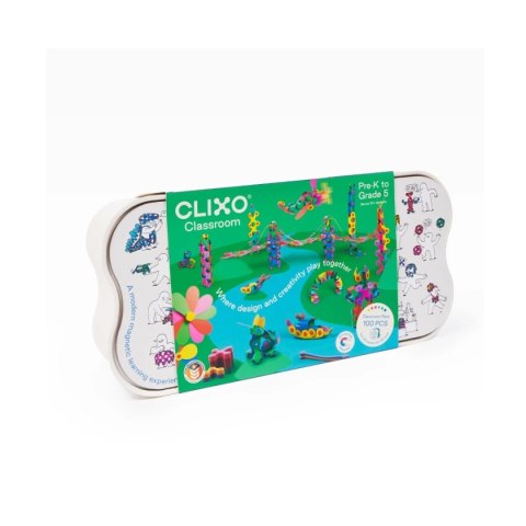 Klocki magnetyczne Clixo - Classroom pack - 100 el.