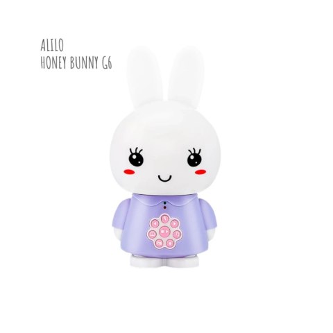 Króliczek Alilo Honey Bunny G6 PURPLE - fioletowy