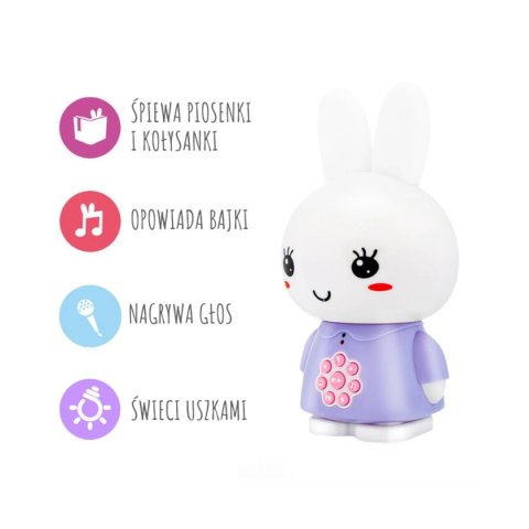 Króliczek Alilo Honey Bunny G6 PURPLE - fioletowy