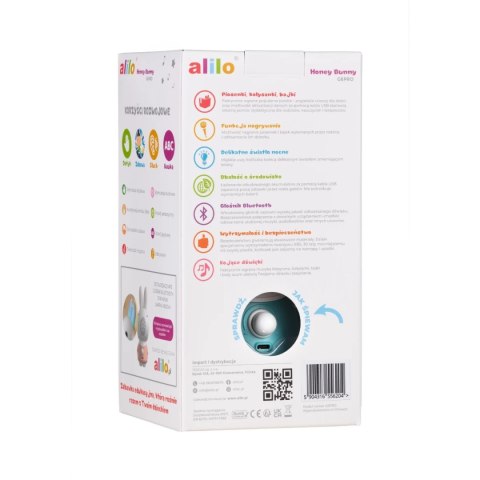 Króliczek Alilo Honey Bunny G6PRO BLUE - turkusowy