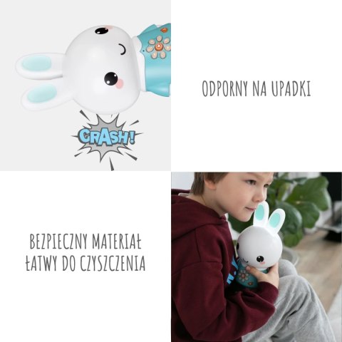Króliczek Alilo Honey Bunny G6PRO BLUE - turkusowy