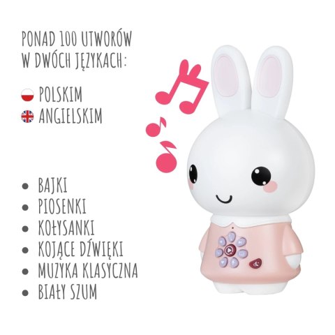 Króliczek Alilo Honey Bunny G6PRO PINK - różowy