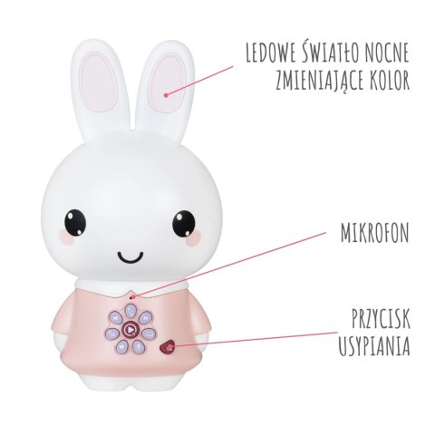 Króliczek Alilo Honey Bunny G6PRO PINK - różowy