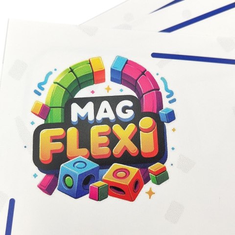 Magnetyczne piankowe klocki - MagFlexi - 100 el.