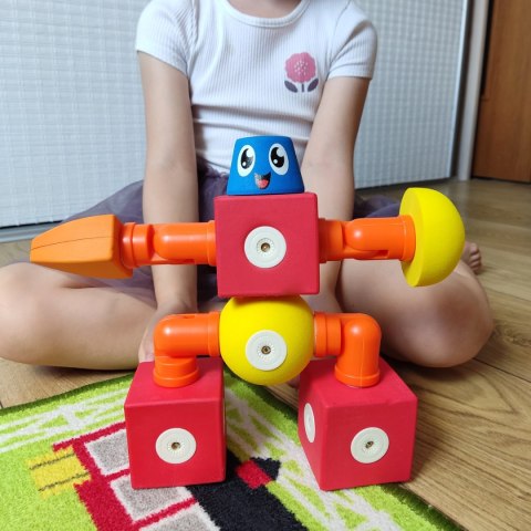 Magnetyczne piankowe klocki - MagFlexi - 75 el.