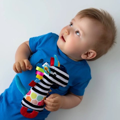 Piszczek z gryzakiem sensoryczny Tymek 3m+ Mom's Care