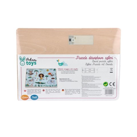Puzzle dźwiękowe - Safari