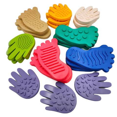 Ścieżka sensoryczna Zmysłostrada 24 elementy 12m+ Mom's Care