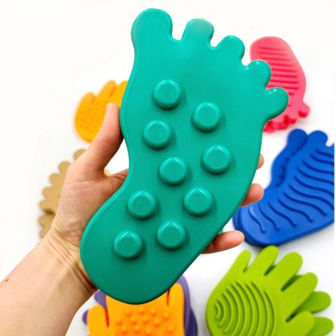 Ścieżka sensoryczna Zmysłostrada 24 elementy 12m+ Mom's Care