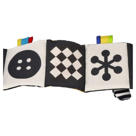 Sensoryczna książeczka do łóżeczka Krówka 0+ Mom's Care