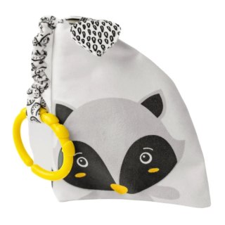 Sensoryczna książeczka materiałowa Szop Pedro 0+ Mom's Care