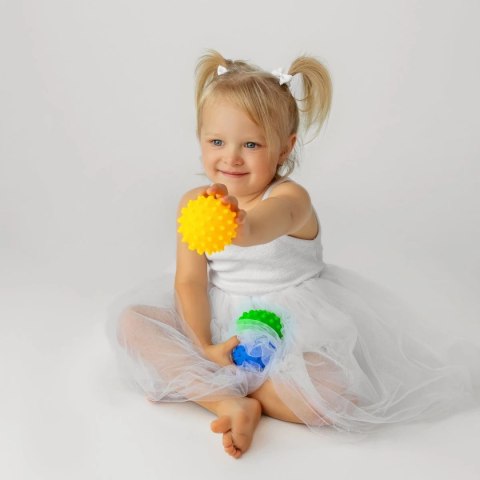 Sensoryczne piłki jeżyki Sensorky 3 sztuki 6m+ Mom's Care