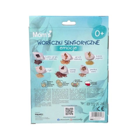 Sensoryczne woreczki Emocje do zabawy 12m+ Mom's Care