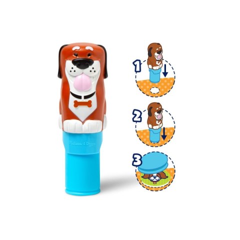 Sticker Wow - Książeczka i stempelek z naklejkami - Pies