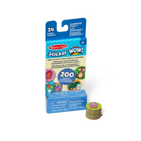 Sticker Wow - wkład + mini książeczka - Niespodzianka