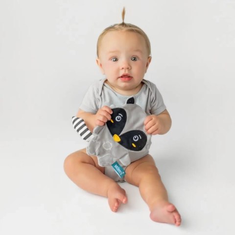 Szeleszcząca przytulanka sensoryczna Szop Pedro 0+ Mom's Care