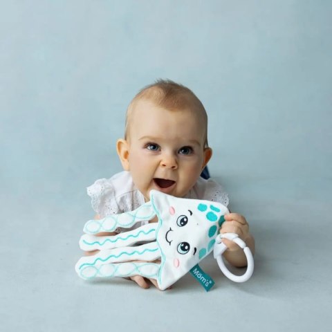 Szeleszcząca szmatka zawieszka Meduza dla niemowląt 0+ Mom's Care