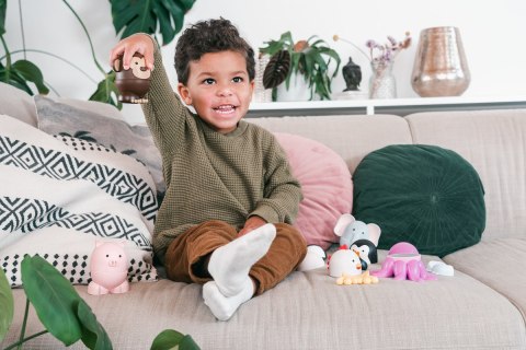 Zabawka magnetyczna Magimals Sealife morskie zwierzątka 1+