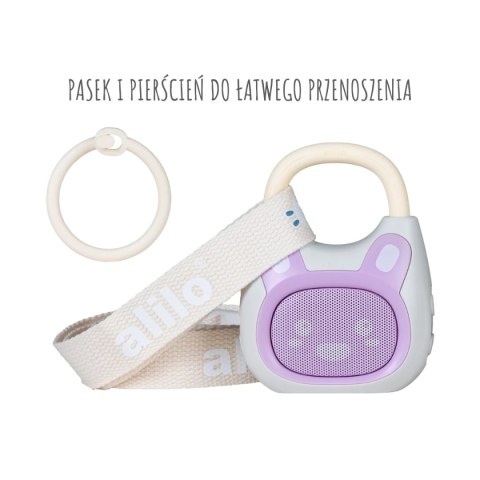 Głośnik Bluetooth Alilo Pocket Bunny K1 PURPLE - fioletowy