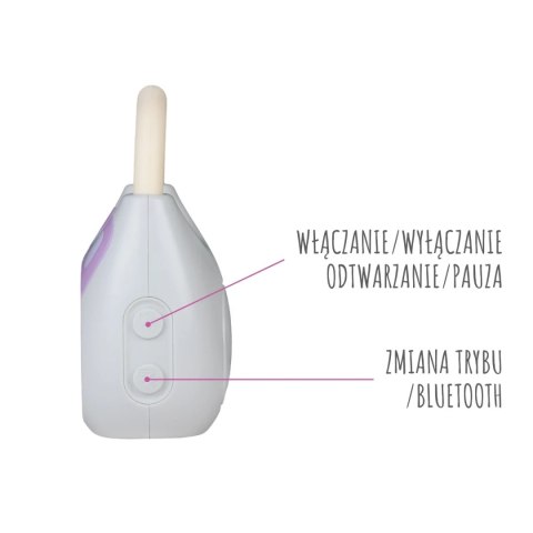 Głośnik Bluetooth Alilo Pocket Bunny K1 PURPLE - fioletowy