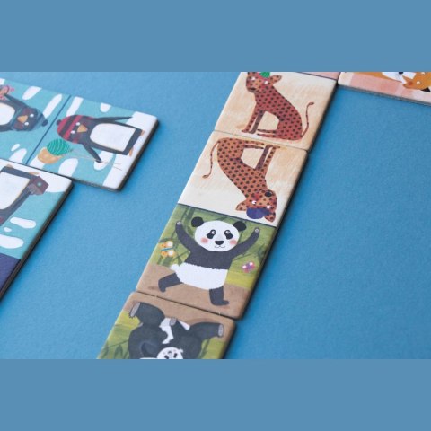 Gra domino Londji Pingwinek i Przyjaciele dla dzieci 3+