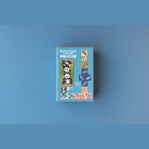 Gra domino Londji Pingwinek i Przyjaciele dla dzieci 3+