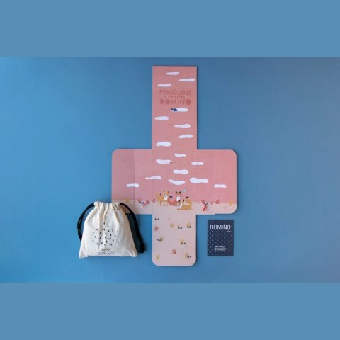 Gra domino Londji Pingwinek i Przyjaciele dla dzieci 3+